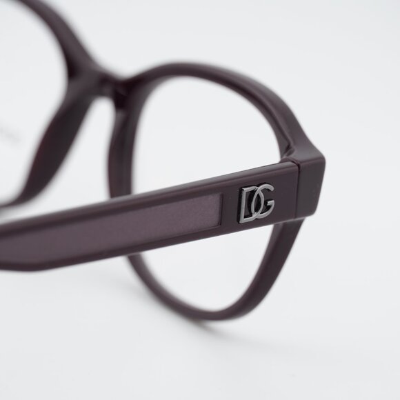 Dolce & Gabbana DG3339 3332 Eyeglasses Rectangle Bordeaux 53mm Frame - Picture 5 of 10